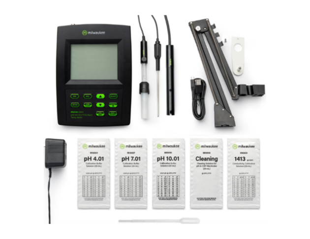 MW180 MAX桌上型 pH/mV/EC/TDS/NaCl/℃量測儀